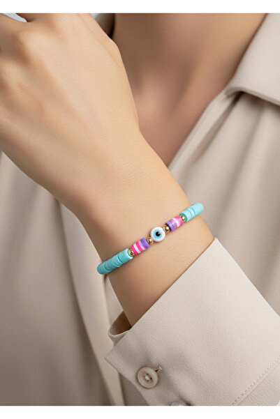 Duke Nickle سوار نسائي ملون مزين بالخرز Dbbl3077