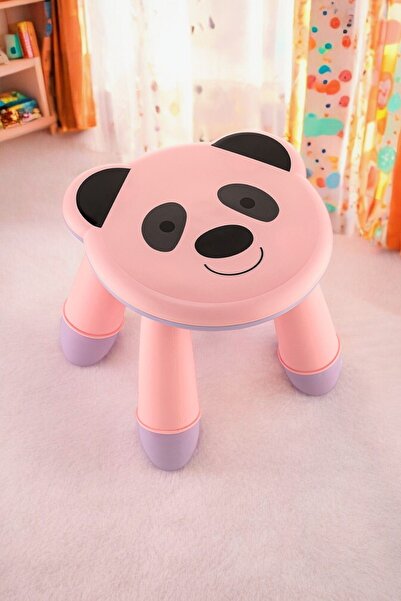 İronika İronika Çocuk Taburesi Banyo Lavabo Yükseltici Çocuk Sandalyesi - Pembe