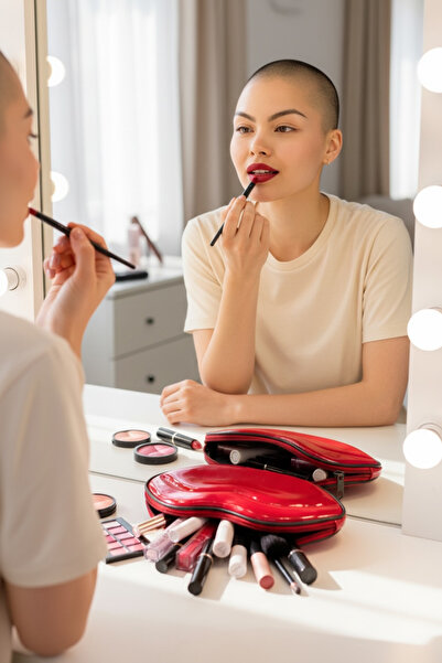 back moda The Lip Makeup Bag