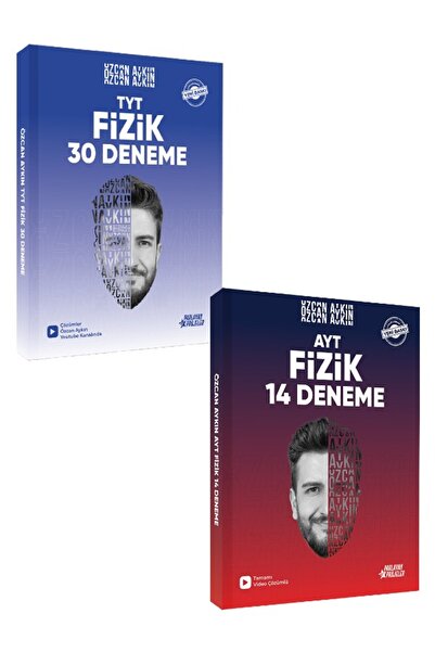 Parlayan Projeler Özcan Aykın 2026 TYT - AYT Fizik Denemeleri İkili Set Tamamı Video Çözümlü Güncel Baskı