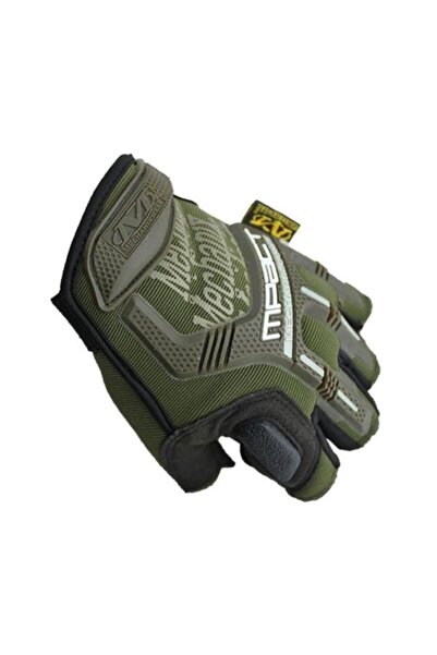 Mechanix Wear قفازات ميكانيكس نصف تكتيكية كاكي مقاس XL