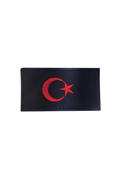 SINGLE SWORD BAYRAK Nakış Patch - Peç 10 Cm X 4,5 Cm