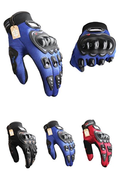 SINGLE SWORD دراجة نارية ودراجة هوائية 4موسيز بلون أزرق مع حماية كاملة للأصاب...