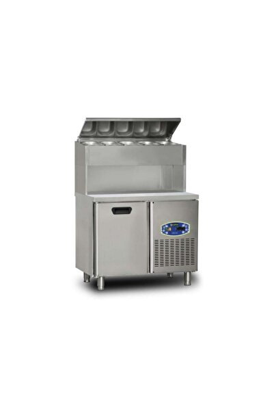Dampak Tek Kapılı Yüksek Monte Pizza Hazırlık Dolabı 196 litre 100 x 70 x 133...