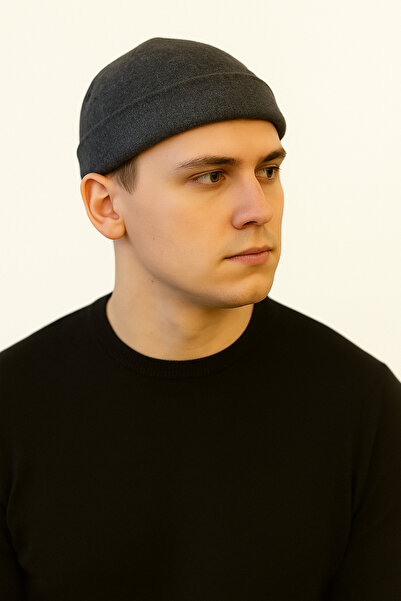 Rupen Kraft Kışlık Kaşe Cap Ayarlanabilir Docker Şapka Kışlık Takke Şapka Ret...