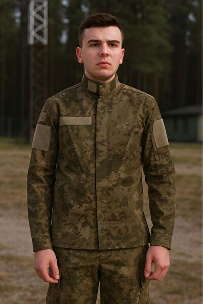 SINGLE SWORD Yeni TSK Eğitim Kışlık Askeri Gömlek-Kamuflaj
