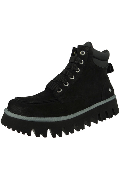 ART Damen Elegante Stiefelette Trento 1803 Schwarz Black Leder