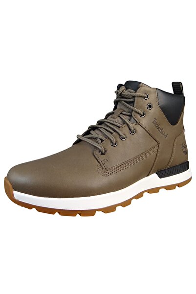 Timberland Herren Mid Sneaker Killington Trekker Mid TB0A69DHEM4 Braun Medium Brown Leder mit Außensohle aus G