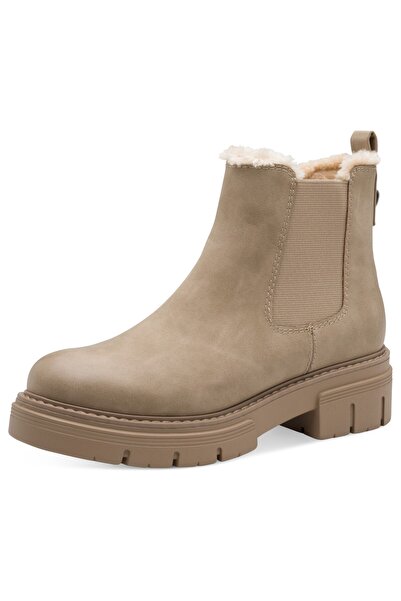 Marco Tozzi Damen Elegante Stiefelette 2-26441-45 Grau 341 Taupe Kunstleder