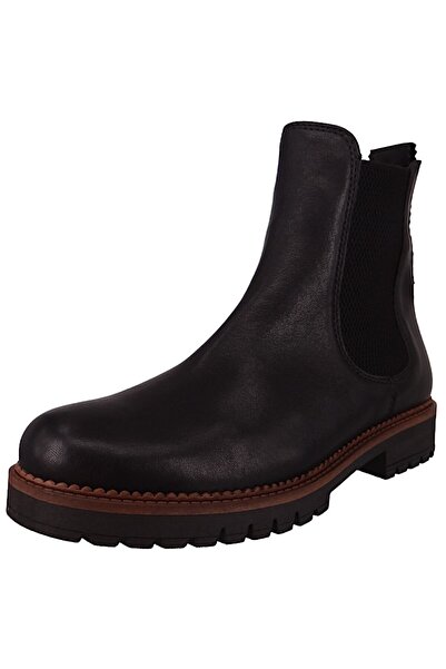 GABOR Damen Elegante Stiefelette H-Weite 52.721 Schwarz 57 Schwarz/Blau Leder