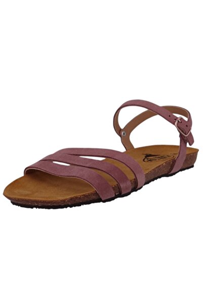PLAKTON Damen Komfort Sandalen Mam Alou 575080 575080 Afelpado Lila Malva Leder