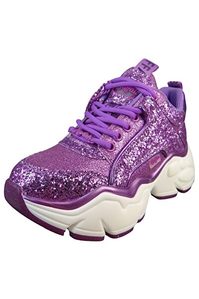 Buffalo Damen Low Sneaker Low Top 1636167 Lila Purple Textil