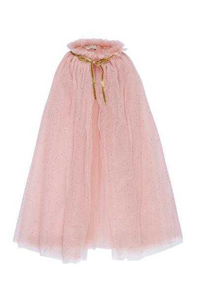 DUCA Pelerina pentru fete, PELERINA SOLITAIRE / Culoare pudra / 3-10 ani