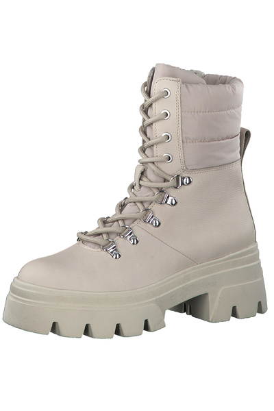 Tamaris Damen Elegante Stiefelette 1-25281-41 Grau 375 Antelope Leder und Textil mit Removable Sock