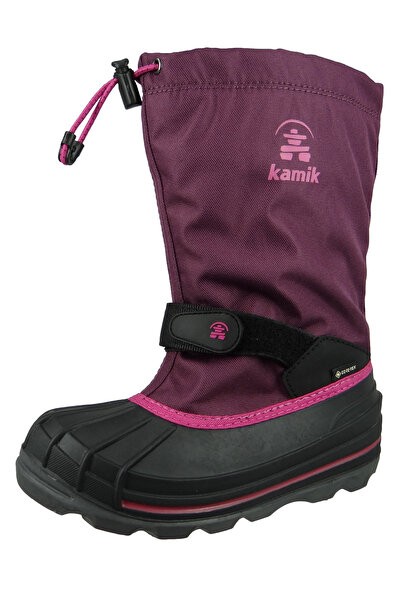 Kamik Kinder Stiefel Winterschuhe Waterbug 8G NK4805 Lila Grape mit LIAM Laufsohle