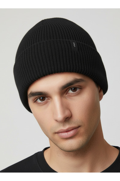 balkonda Beretă clasică căptușită cu lână, care protejează de frig, țesut moa...