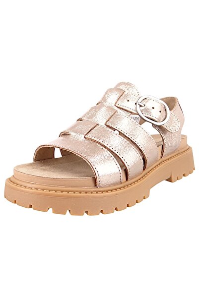 Timberland Damen Sandalen Clairemont Way TB0A2Q1PN75 Goldfarben Gold Metallic Leder
