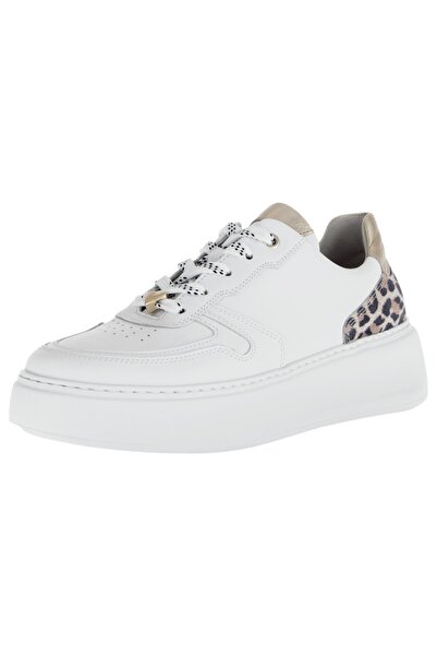 GABOR Damen Low Sneaker Low Top G-Weite 66.485 Weiß 52 weiss/puder Leder