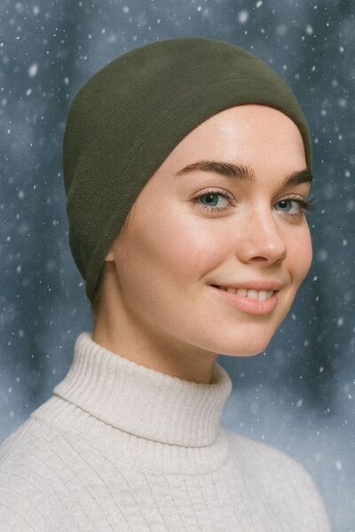 SINGLE SWORD Căciulă de iarnă cu strat dublu de lână pentru protecție împotriva frigului
