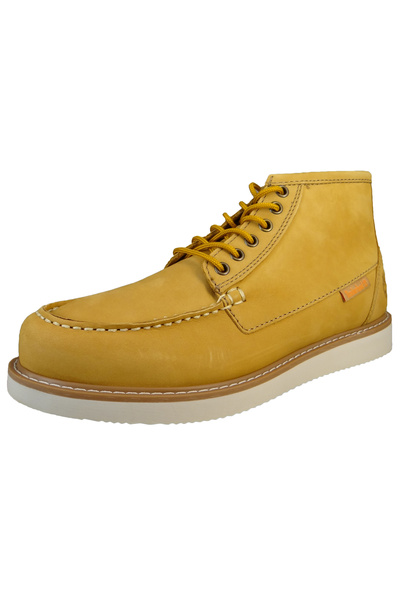 Timberland Herren Halbschuhe Halbschuhe Newmarket II TB0A2BTH231 Braun Wheat Nubuck Leder mit Außensohle aus G