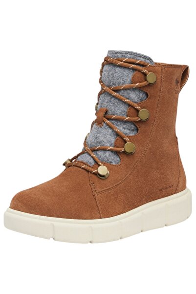 Sorel Damen Stiefelette Winterschuhe Explorer III Joan WP 2077951 Braun 242 Velvet Tan Wildleder / Suede