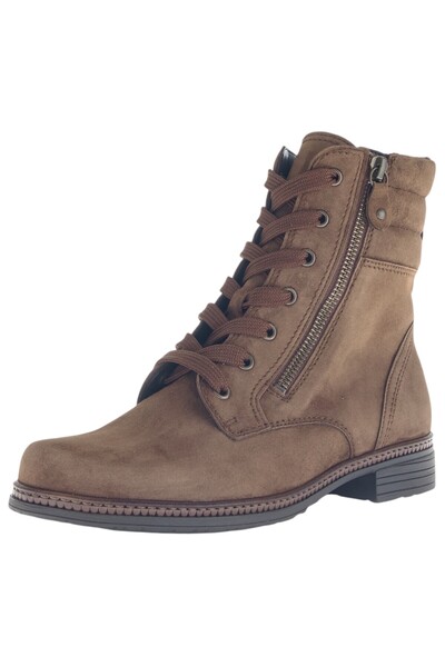 GABOR Damen Elegante Stiefelette F-Weite 74.672 Braun 14 Reh Leder