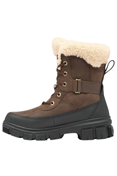 Sorel Damen Stiefel Stiefel Winterschuhe Torino V Parc WP 2106721 Braun 256 Tobacco Black Leder/Synthetik