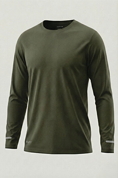 GHASSY CO. Men's Moisture Wicking Performance Long Sleeve Workout Tshirt