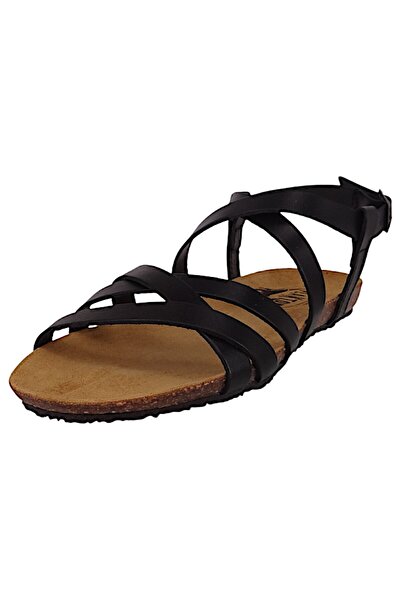 PLAKTON Damen Komfort Sandalen Mam Vali 575184 575184 Afelpado Schwarz Negro ...