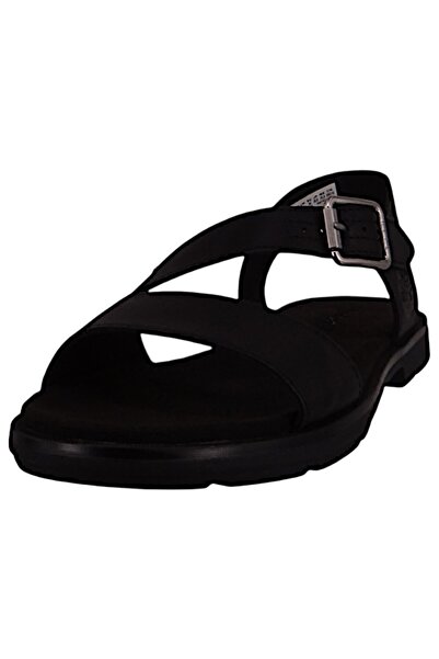 Timberland Damen Sandalen Calista Bay TB0A2R2TW02 Schwarz Black Full Grain Leder