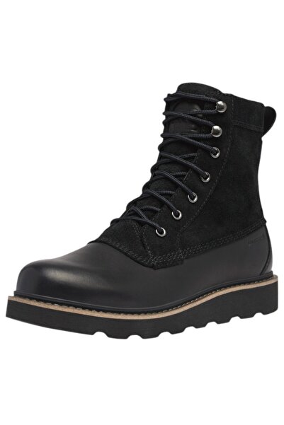 Sorel Herren Winterstiefel Stiefel Winterschuhe Slaptown 62 Caribou WP 2078321 Schwarz 010 Black Leder mi