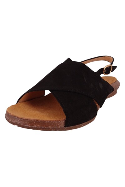 El Naturalista Damen Sandalen Wakataua N5558 Schwarz Black Leder mit Comfort-...