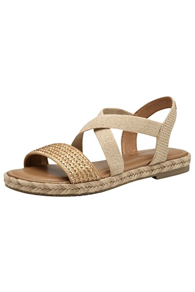 Tamaris Damen Sandalen 1-28110-44 Mehrfarbig 900 Bronce Textil/Synthetik ANTI...