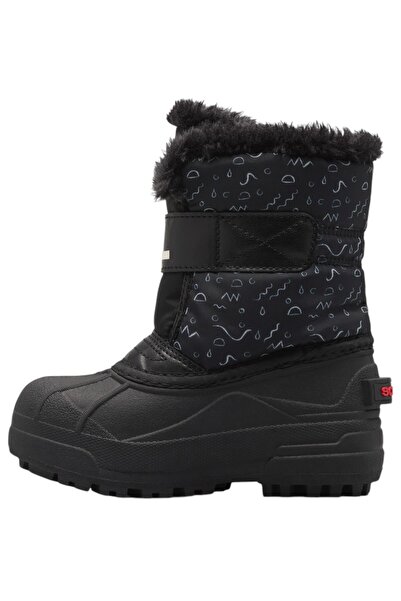 Sorel Kinder Stiefel Winterschuhe Snow Commander 2114101 Schwarz 012 Black Bright Red mit 2,5 mm dicke