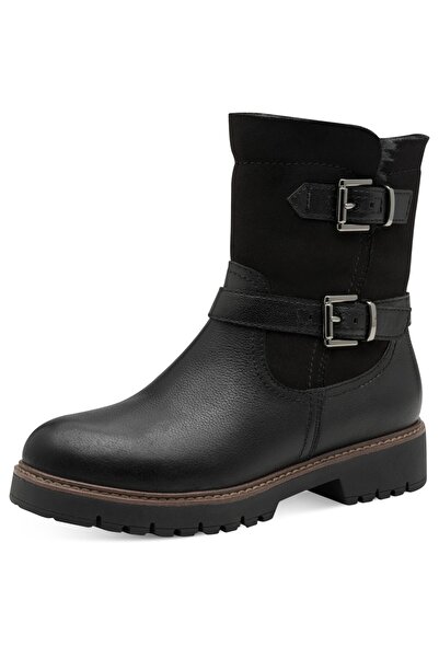 Tamaris Damen Elegante Stiefelette Winterschuhe Warmfutter 1-26820-45 Schwarz...