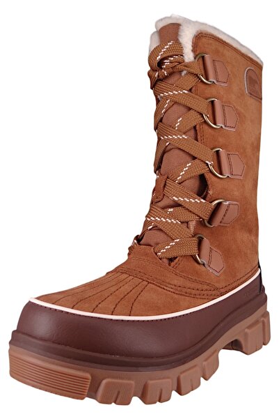 Sorel Damen Stiefel Stiefel Winterschuhe Torino V Tall 2106691 Braun 242 Velvet Tan Leder/Synthetik mit G