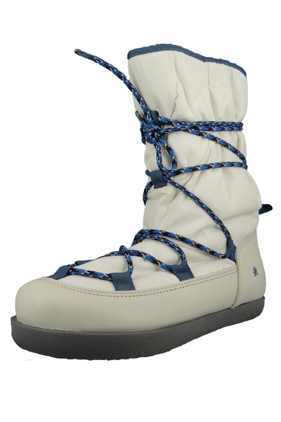 ART Damen Winterstiefel Stiefel Rhodes 1913 Weiß White Leder und Textil