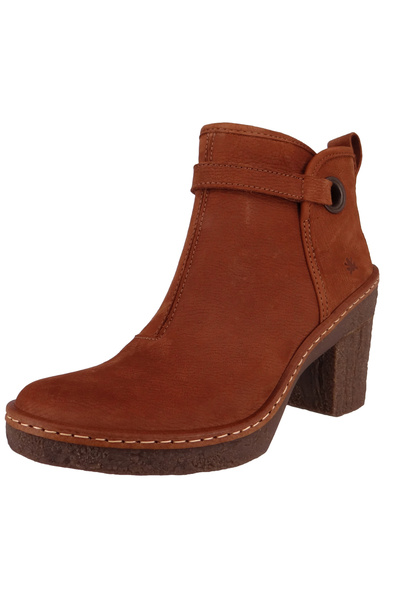 El Naturalista Damen Elegante Stiefelette HAYA N5179 Braun Wood Leder