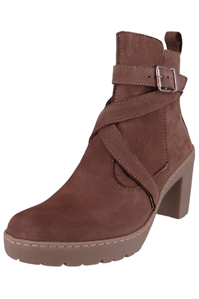 ART Damen Elegante Stiefelette Travel 1763 Grau Taupe Leder