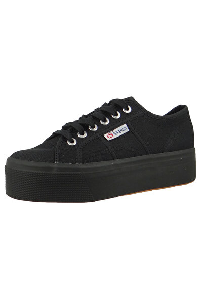Superga Damen Sneaker ACOTW Linea UP & Down Low Top S9111LW-2790 Schwarz 996 Full Black Textil