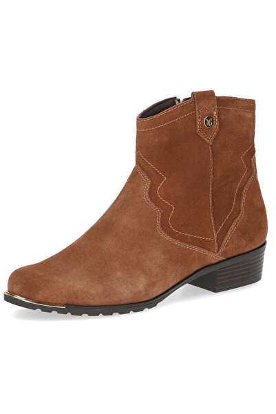 Caprice Damen Elegante Stiefelette Western 9-25306-43 Braun 305 Cognac Suede Leder mit CAP Airmot./FB