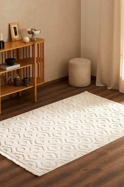 Kaşmir Halı 7/24 Iskandinav Elegance Alva Salon Mutfak Halısı Yolluk