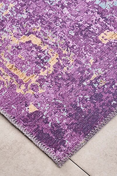 Kaşmir Halı Dekoratif Art Trend Lilac