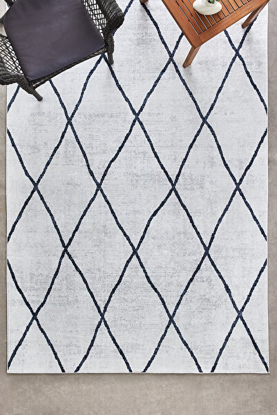 Kaşmir Halı Sare By Flis Yıkanabilir Kaymaz Taban Salon Mutfak Halısı Yolluk