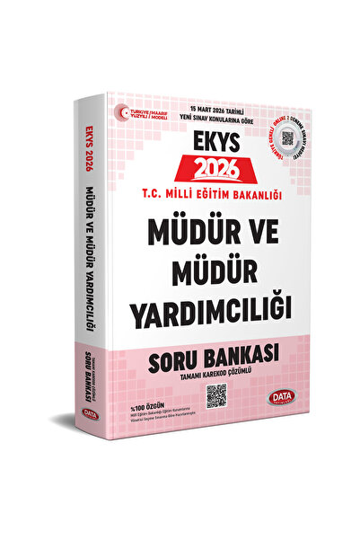 Data Yayınları 2026-2027 MEB EKYS Müdür ve Müdür Yardımcılığı Soru Bankası Gü...