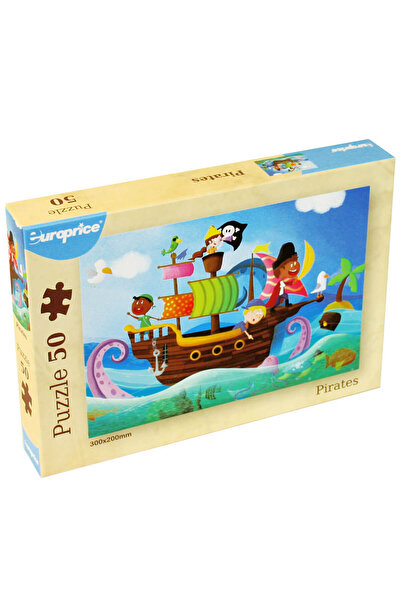 Europrice Pirate Ship Puzzle 50 Pieces, Perfect Fixing Technology, Educationa...