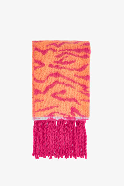 Penti Colorful Viola Striped Soft Textured Scarf