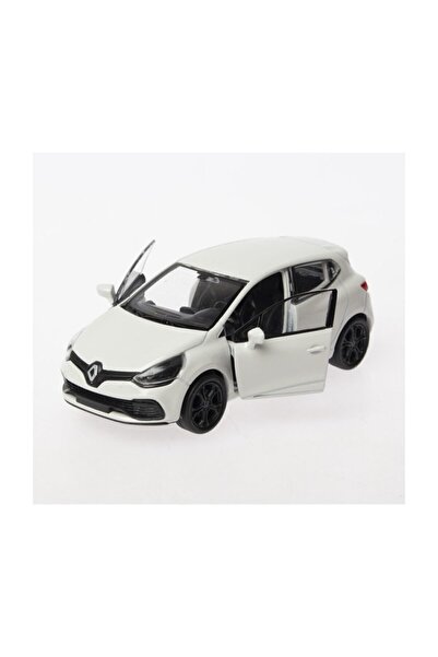 WELLY 1:36 Ölçek Diecast Çek-Bırak Renault Clio Rs - Beyaz