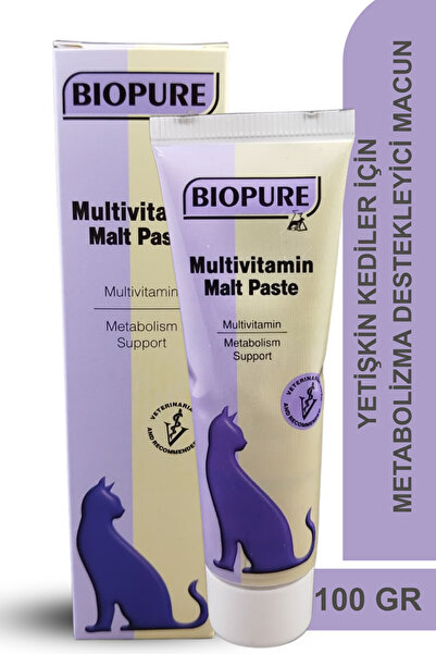 BIOPURE By MİSPET Kedi Multivitamin Desteği, Metabolizma Güçlendirici - Biopu...