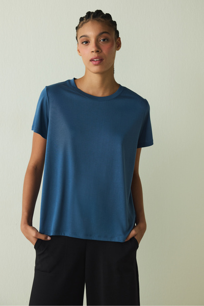 Penti Indigo Crew Neck Modal T-Shirt